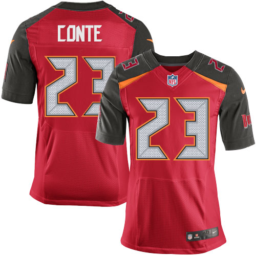 Nike Buccaneers #23 Chris Conte Red Team Color Men's Stitched NFL New Elite Jersey